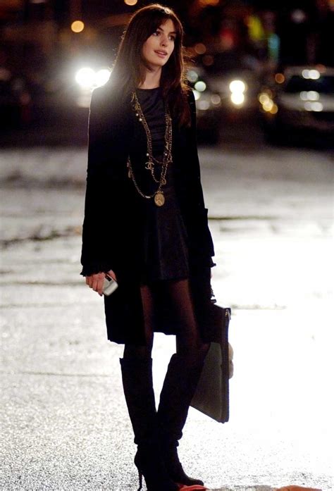 are you wearing the chanel boots|the devil wears Prada outfit.